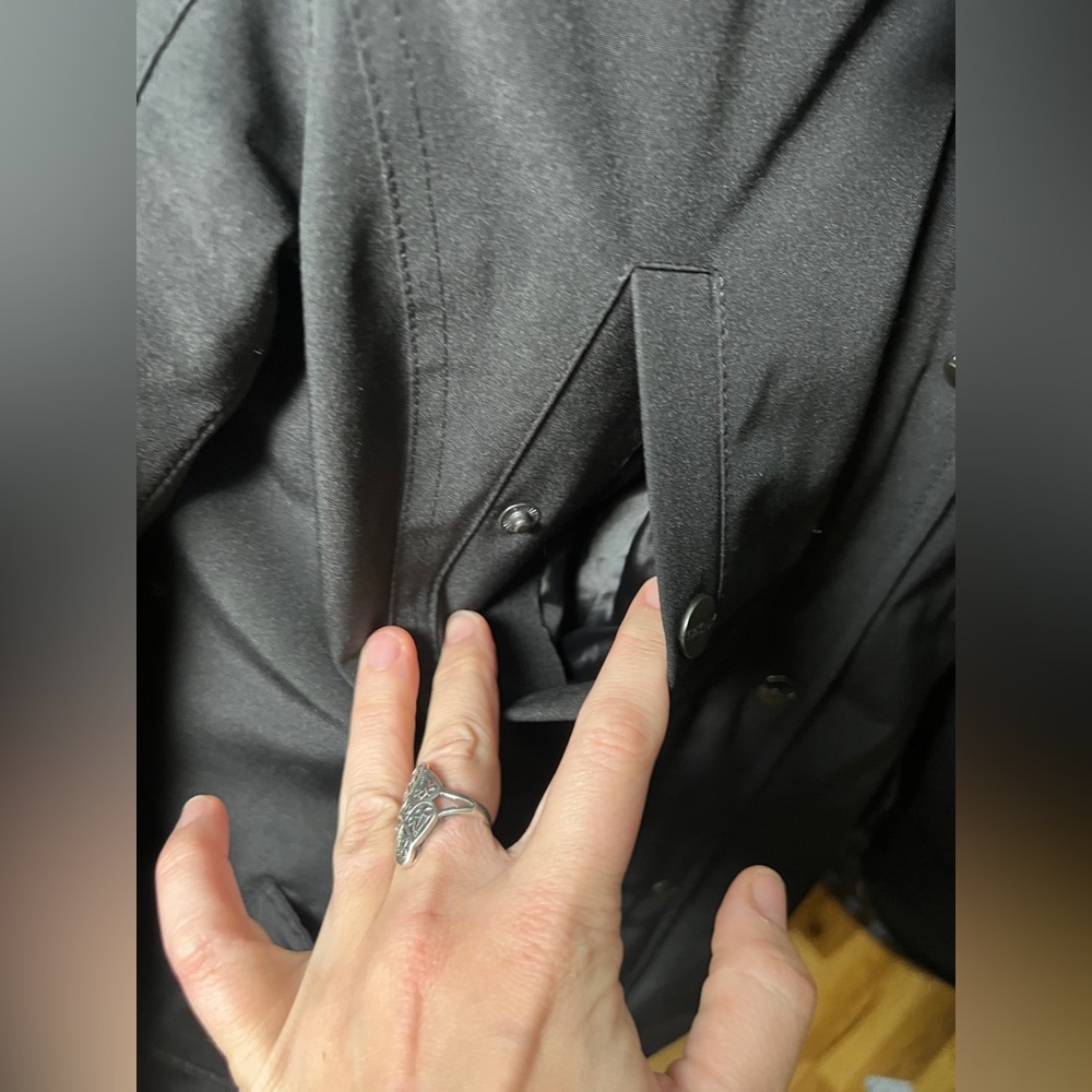 Dkny Down Parka Jacket Black - image 7